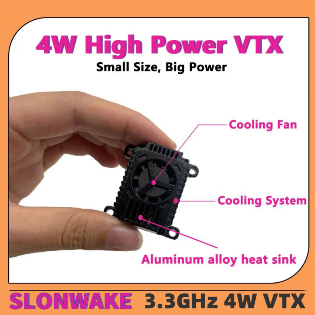 SLONWAKE FPV 3.3G 16CH 4000mW  - Fpv Drone Transmitter recension och pris