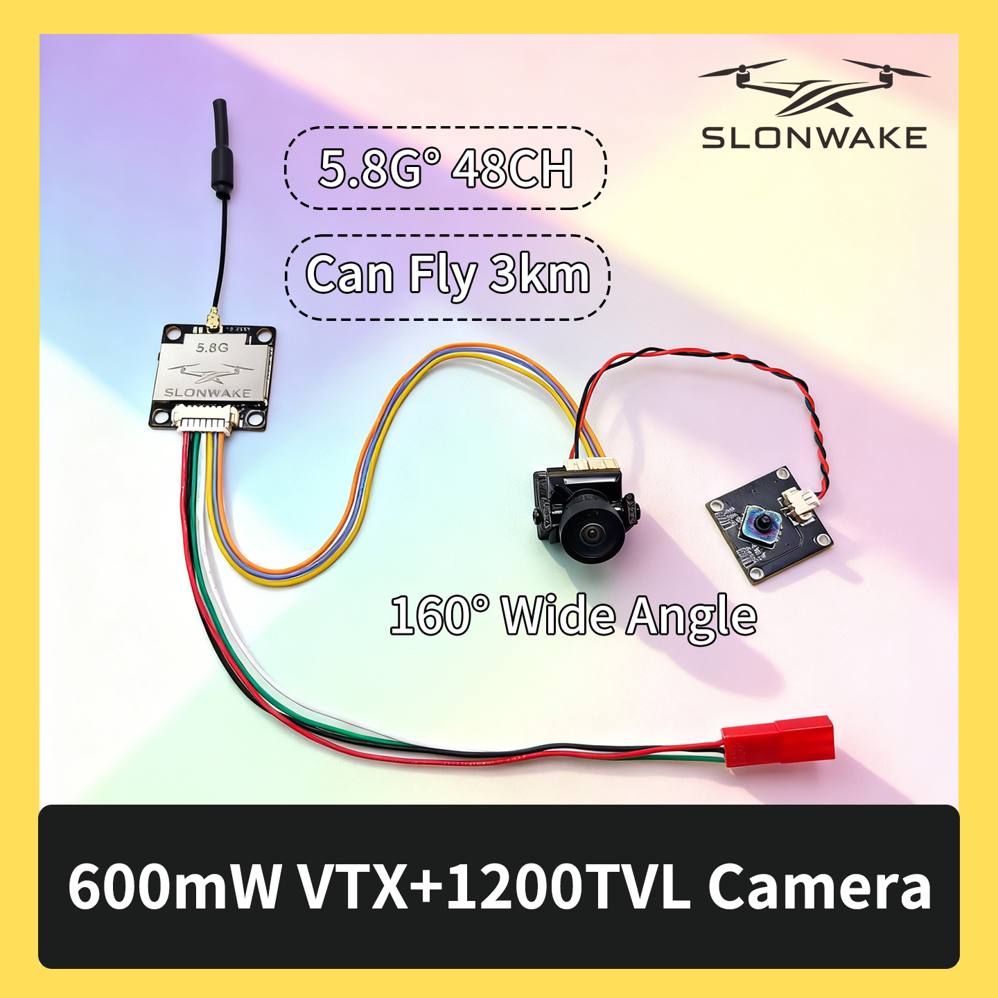 SLONWAKE 5.8G 600mW 7-24V FPV  - Fpv Drone Transmitter recension och pris