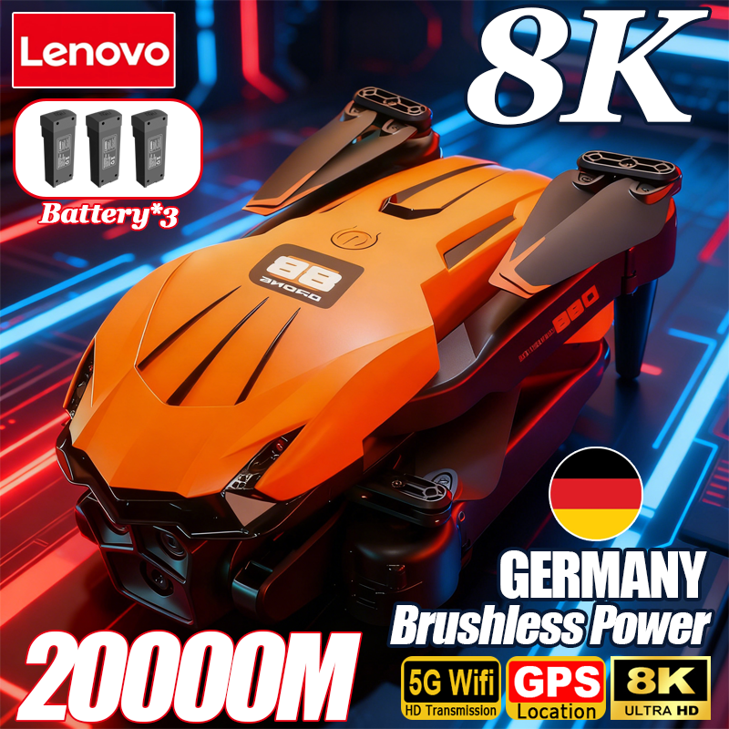 Lenovo D88 Drone 8K Aerial HD  - Fpv Drone Charger recension och pris