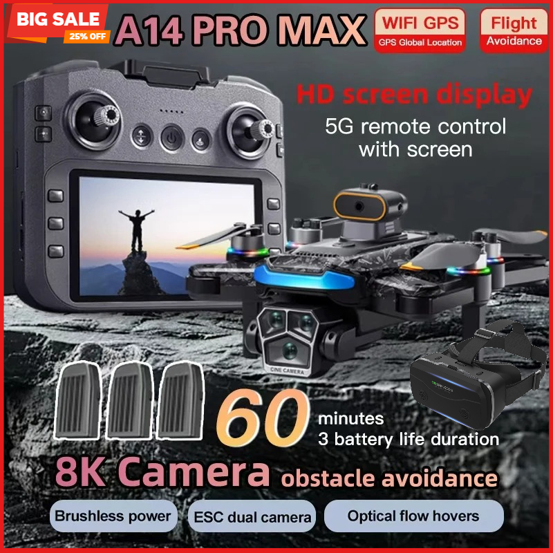 VEVLO 2026 A14 Pro Max GPS Dro - Fpv Drone Charger recension och pris