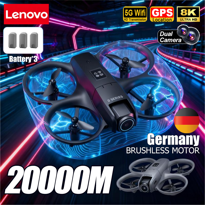 Lenovo D16 GPS Drone 8K Aerial - Fpv Drone Charger recension och pris