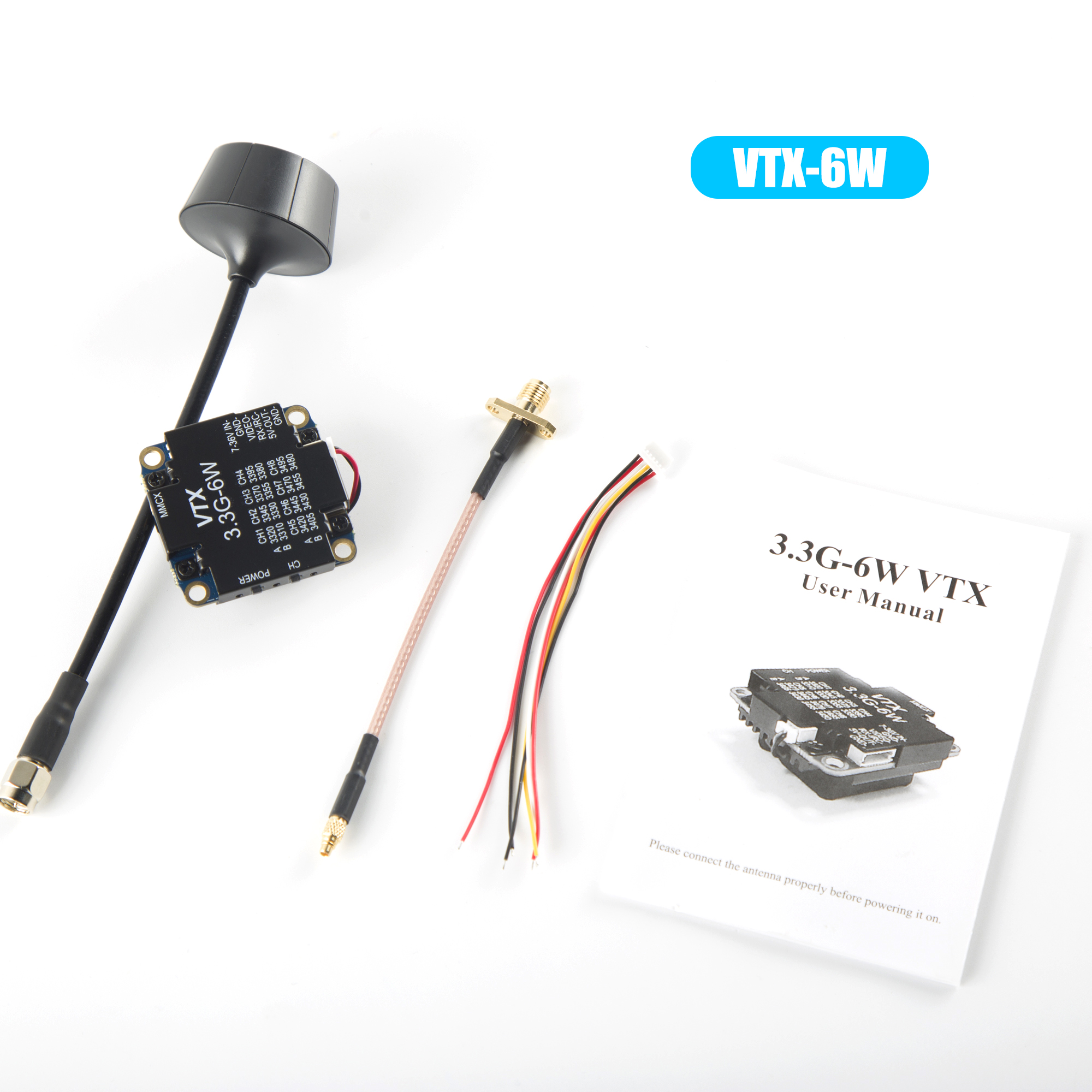 FPV Video Transmitter 3.3G 6W  - Fpv Drone Transmitter recension och pris