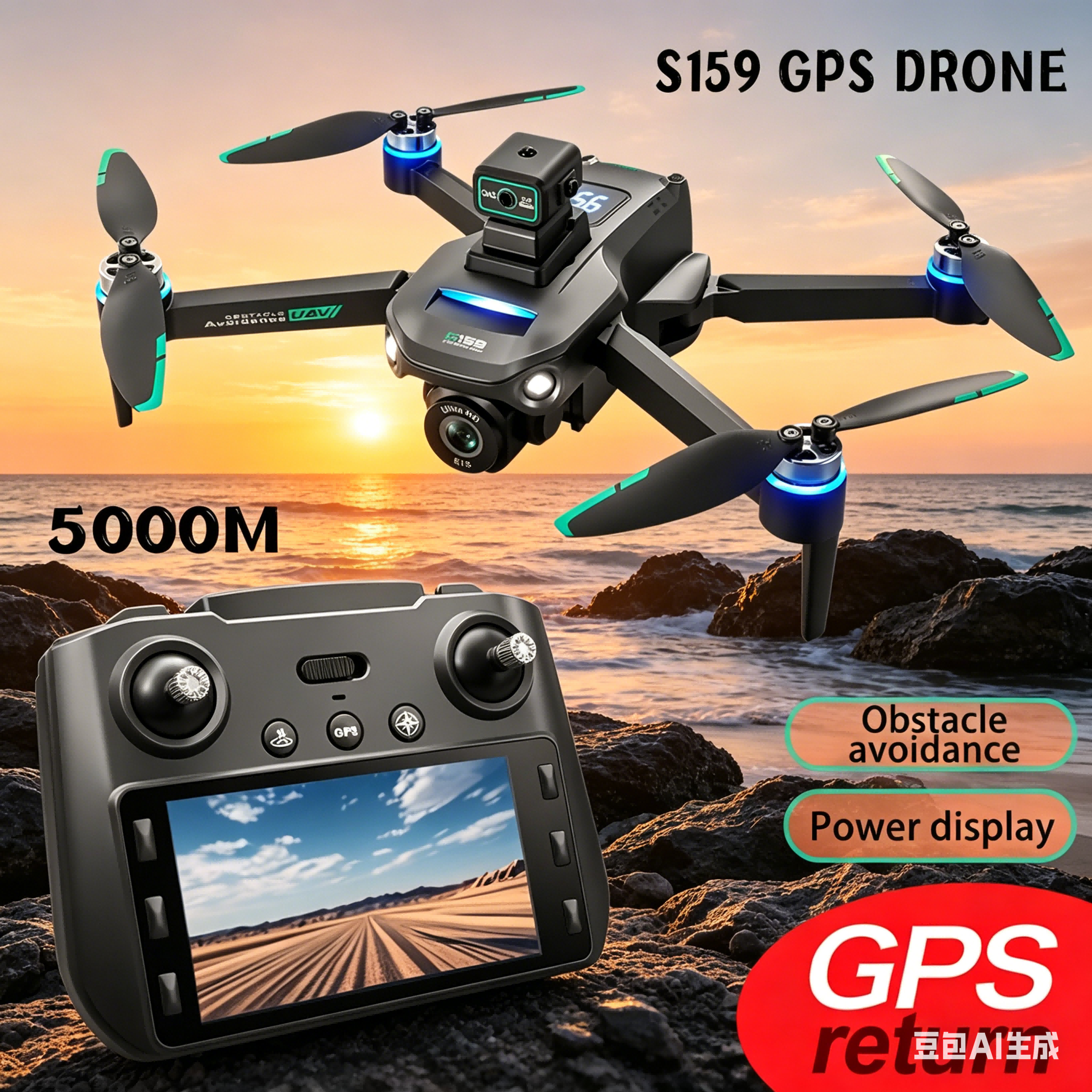 S159 GPS Drone 4K Profesional  - Fpv Drone Charger recension och pris