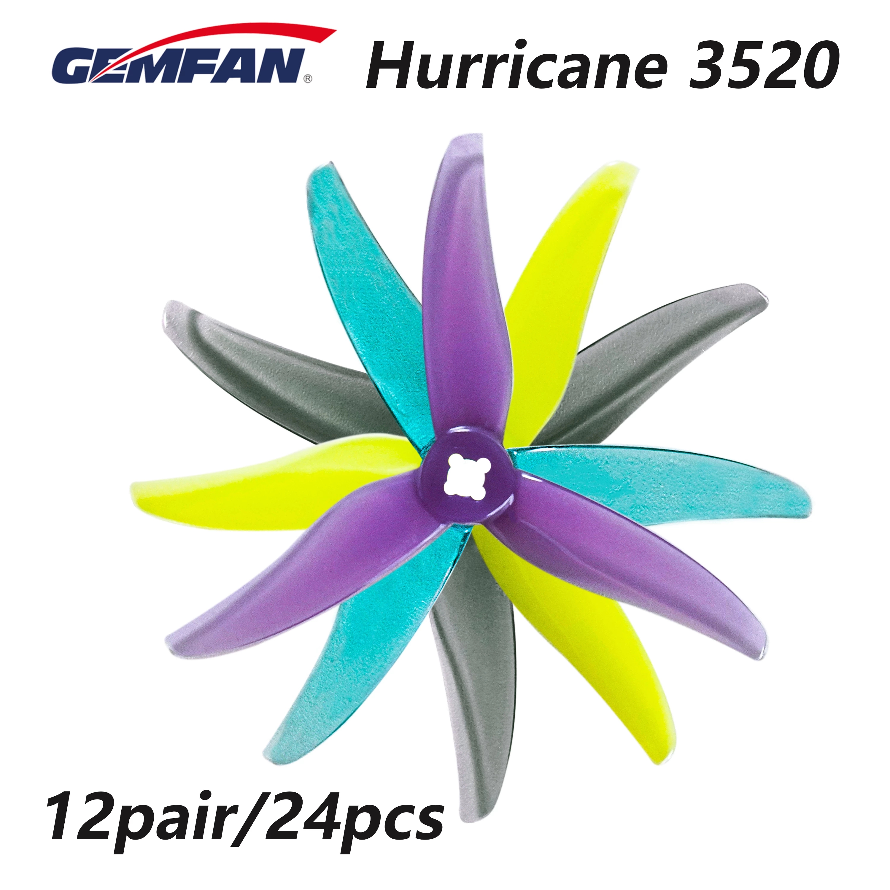 24pcs/12pairs Gemfan Hurricane - Fpv Drone Goggles recension och pris